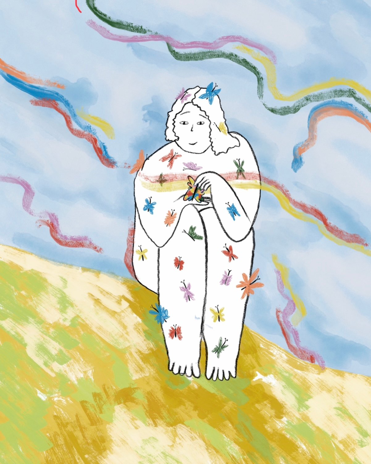 Me and my dreams, mountains, nature, butterflies